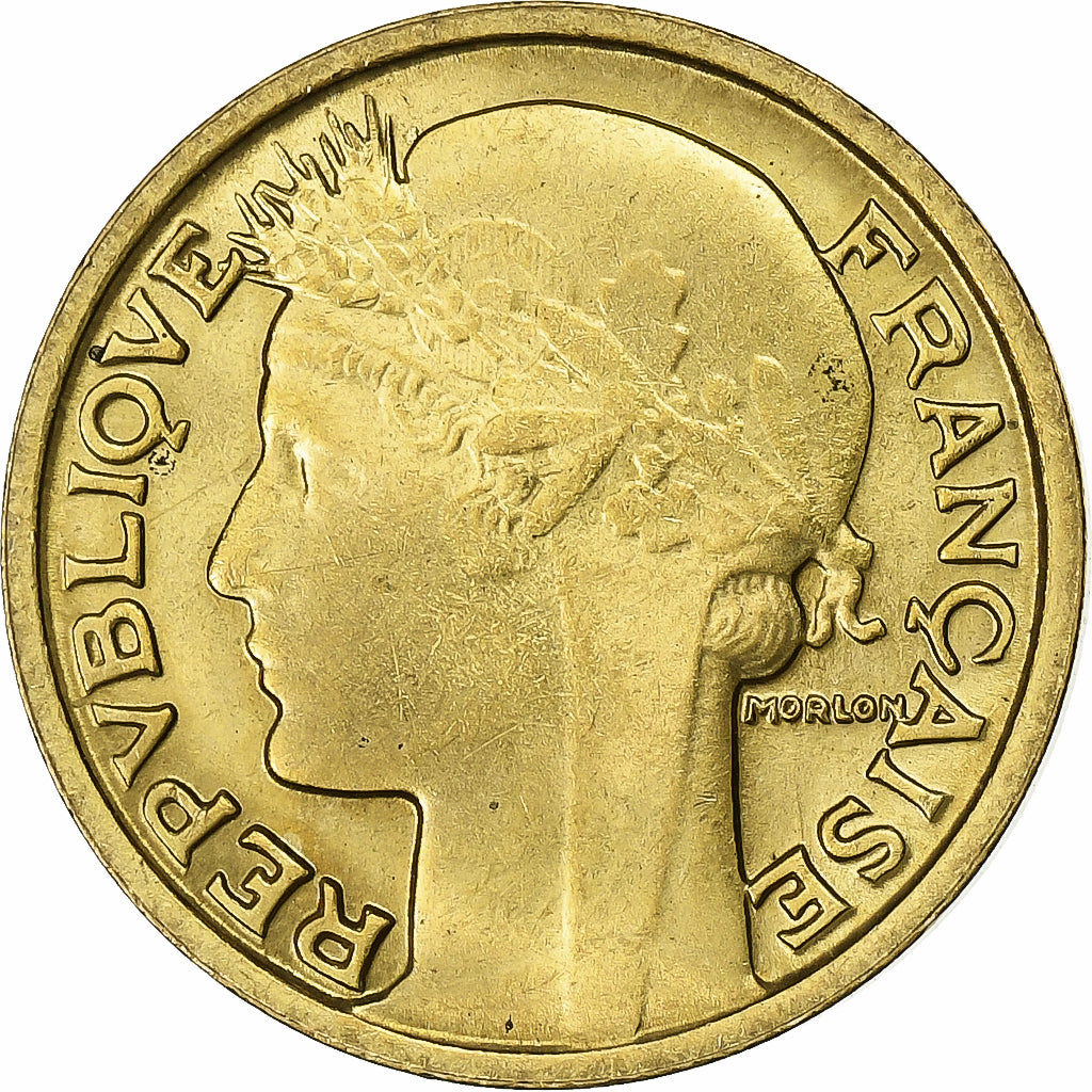 Frankreich, 50 Centimes, Morlon, 1933, Paris, Aluminum-Bronze, VZ, Gadoury:423