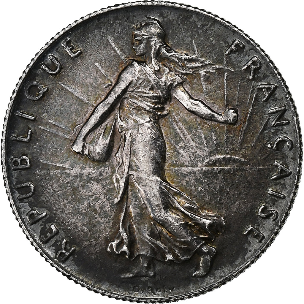 France, 50 Centimes, Semeuse, 1902, Paris, Silver, AU(55-58), Gadoury:420
