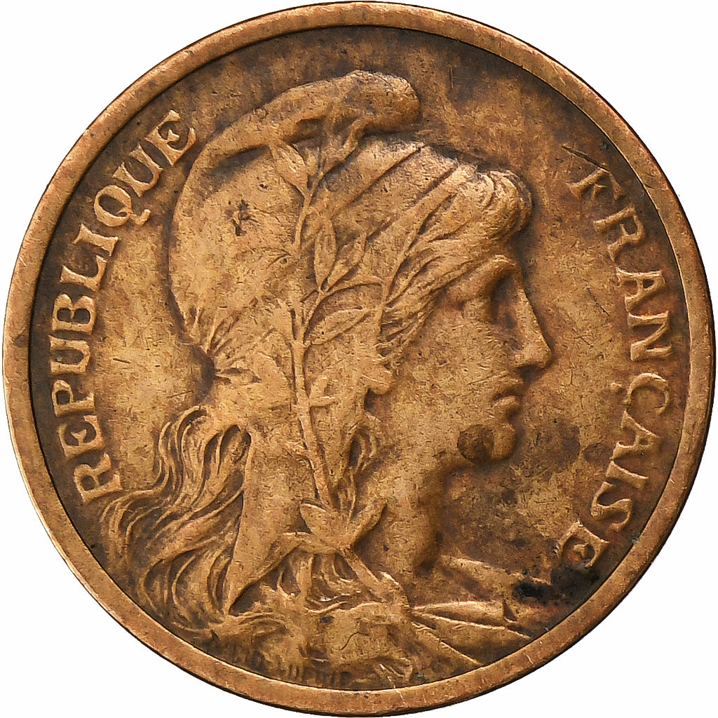 França, Centime, Dupuis, 1903, Paris, Bronze, EF(40-45), Gadoury:90, KM:840