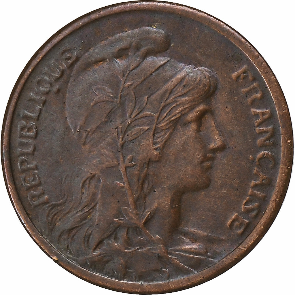 France, Centime, Dupuis, 1920, Paris, Bronze, EF(40-45), Gadoury:90, KM:840