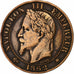 France, Napoleon III, 5 Centimes, 1862, Paris, Bronze, EF(40-45), KM:797.1