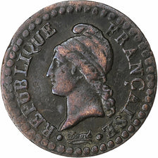 France, Centime, Dupré, AN 7 (1798-1799), Paris, Bronze, VF(30-35), Gadoury:76