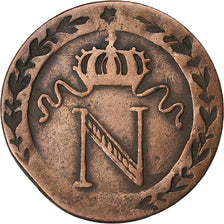 France, 10 Centimes, Napoléon I, 1808, Nantes, Faux d'Epoque, Billon