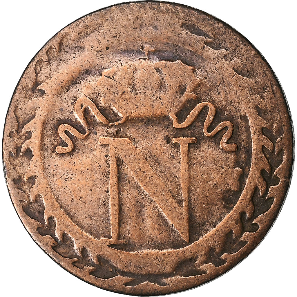 France, 10 Centimes, Napoléon I, 1809, Paris, Billon, TB, Gadoury:190, KM:676.1