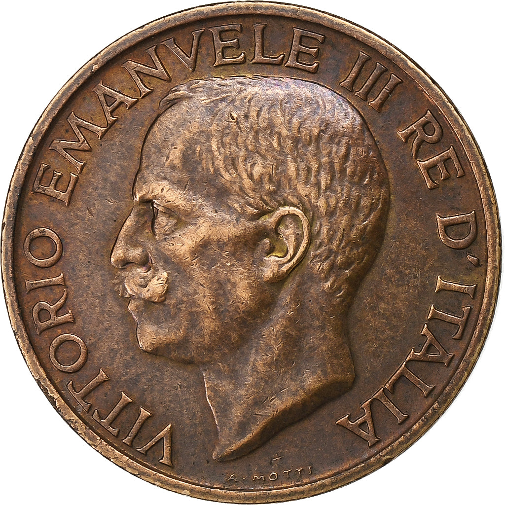 Italy, Vittorio Emanuele III, 10 Centesimi, 1933, Rome, Bronze, EF(40-45), KM:60