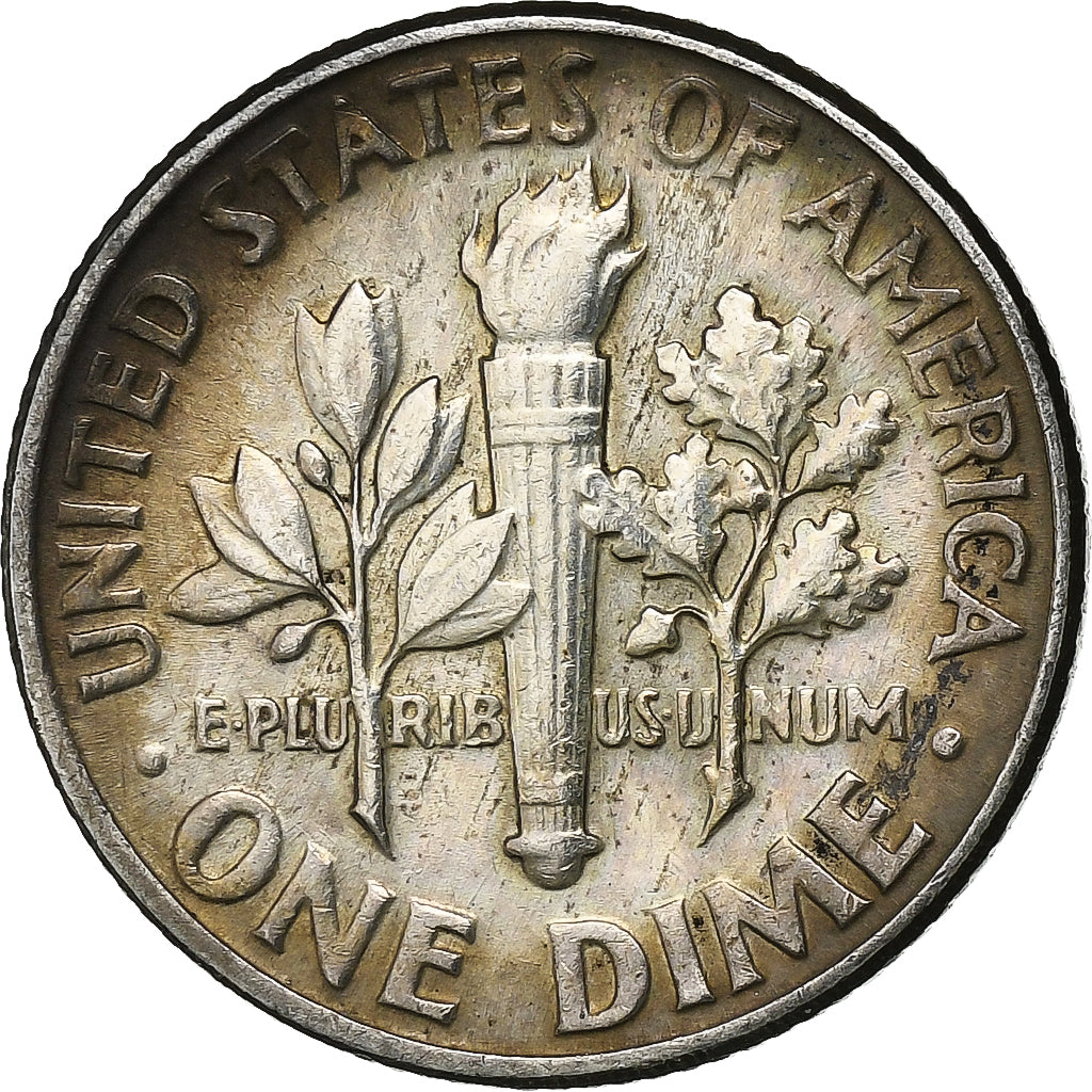 Estados Unidos, Dime, Roosevelt Dime, 1952, U.S. Mint, Plata, MBC+, KM:195