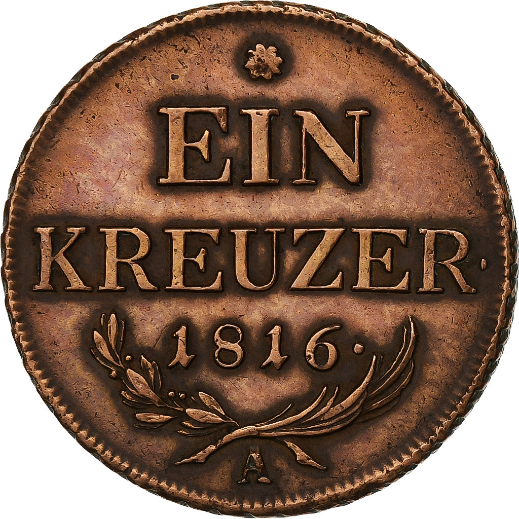 Austria, Franz II (I), Kreuzer, 1816, Vienna, Copper, EF(40-45), KM:2113