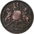 INDIA-BRITISH, 1/2 Anna, 1835, Bombay, Kupfer, S+, KM:447.1