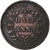 INDIA-BRITISH, 1/2 Anna, 1835, Bombay, Kupfer, S+, KM:447.1