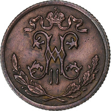 Russie, Nicholas II, 1/2 Kopek, 1897, Saint-Pétersbourg, Cuivre, TTB+, KM:48.1
