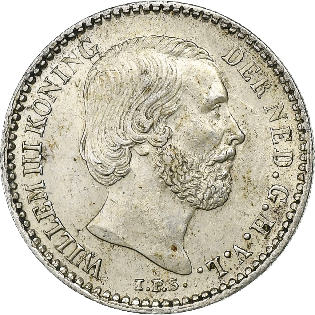 Nederland, William III, 10 Cents, 1879, Zilver, ZF+, KM:80