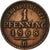 Estados alemanes, PRUSSIA, Wilhelm I, Pfennig, 1868, Breslau, Cobre, MBC, KM:480