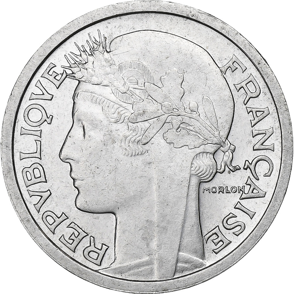 France, Franc, Morlon, 1941, Paris, Aluminium, SUP, Gadoury:473, KM:885a.1
