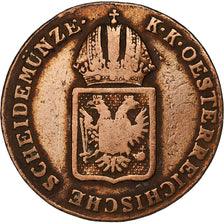 Austria, Franz II (I), 1/2 Kreuzer, 1816, Vienne, Copper, VF(20-25), KM:2110