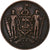 BRITISH NORTH BORNEO, Cent, 1887, Heaton, Bronze, SS, KM:2