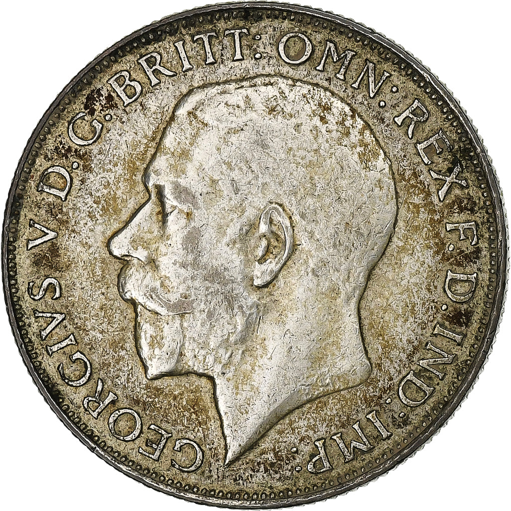 Great Britain, George V, Florin, Two Shillings, 1923, Silver, EF(40-45), KM:817a
