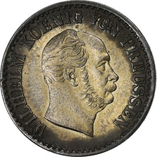 German States, PRUSSIA, Wilhelm I, Groschen, 1873, Berlin, Silver, AU(50-53)