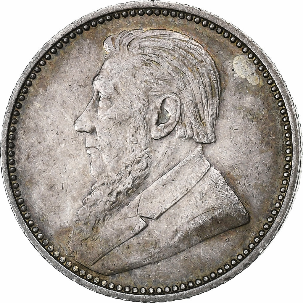 South Africa, 6 Pence, 1897, Silver, EF(40-45), KM:4