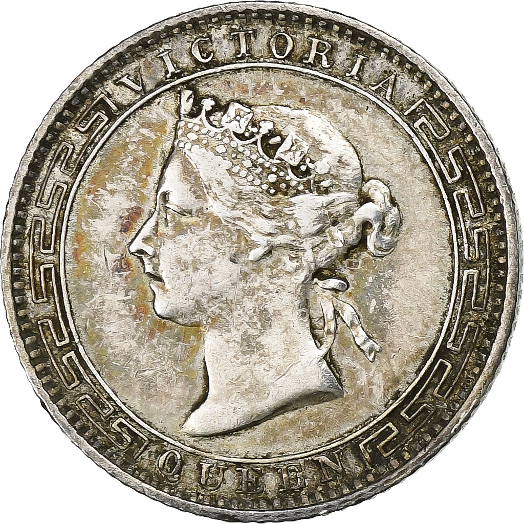 Ceylon, Victoria, 25 Cents, 1893, Silber, SS, KM:95