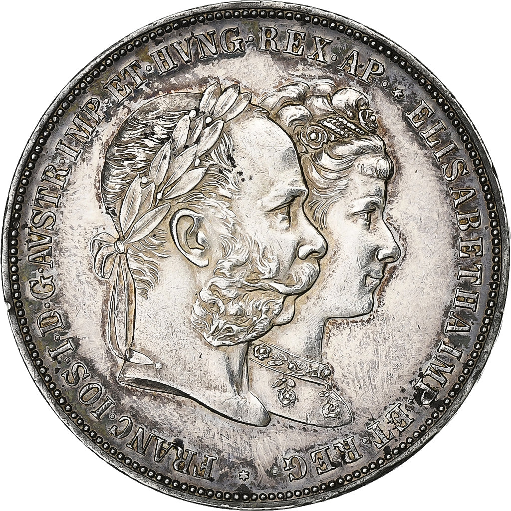 Austria, Franz Joseph I, 2 Gulden, Zwei, 1879, Silver, AU(50-53), KM:M5