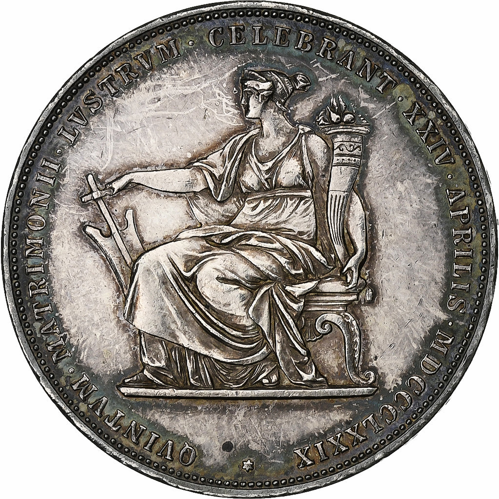 Austria, Franz Joseph I, 2 Gulden, Zwei, 1879, Silver, AU(50-53), KM:M5