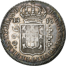 Brazil, Joao, 960 Reis, 1816, Silver, EF(40-45), KM:307