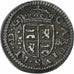 Espagne, Charles II, 1/2 Real, 1/2 Croat, 1686, Segovia, Argent, TTB, KM:203