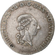 German States, SCHLESWIG-HOLSTEIN, Christian VII, 20 Schilling, 1/3 Daler