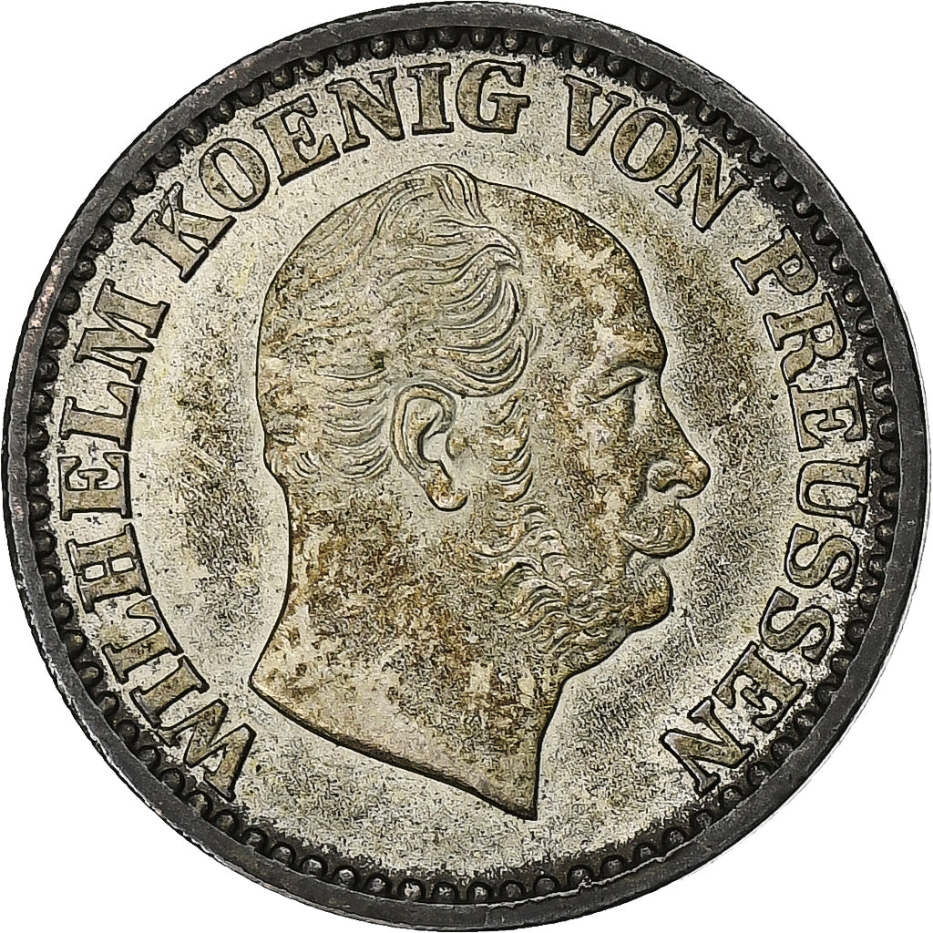 Estados alemanes, PRUSSIA, Wilhelm I, Groschen, 1873, Breslau, Plata, EBC+