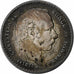 Dinamarca, Christian IX, 25 Öre, 1874, Copenhagen, Plata, BC+, KM:796.1