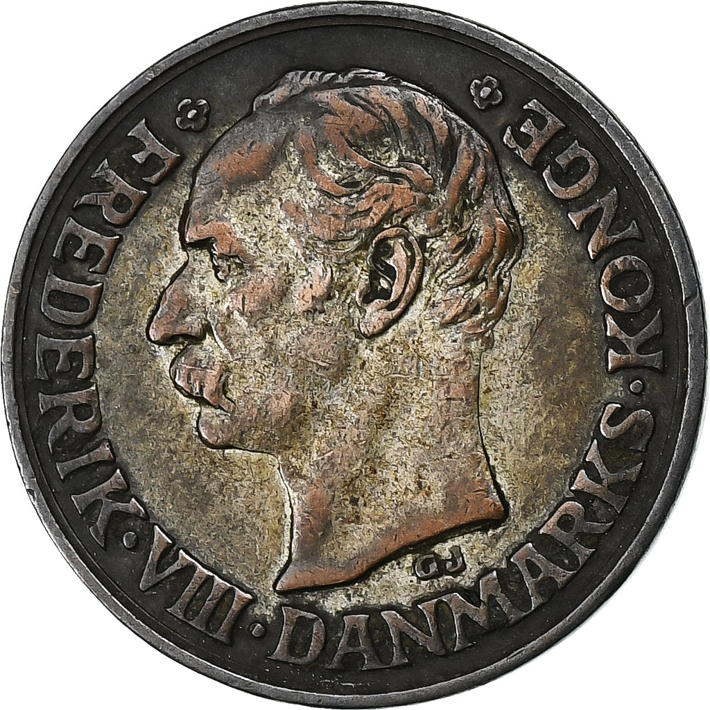 Danimarca, Frederik VIII, 10 Öre, 1912, Copenhagen, Argento, BB, KM:807