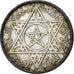 Morocco, Mohammed V, 100 Francs, AH 1372/1953, Paris, Silver, AU(50-53)
