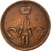Russia, Alexander II, Kopek, 1860, Ekaterinbourg, Copper, VF(30-35), KM:3.3