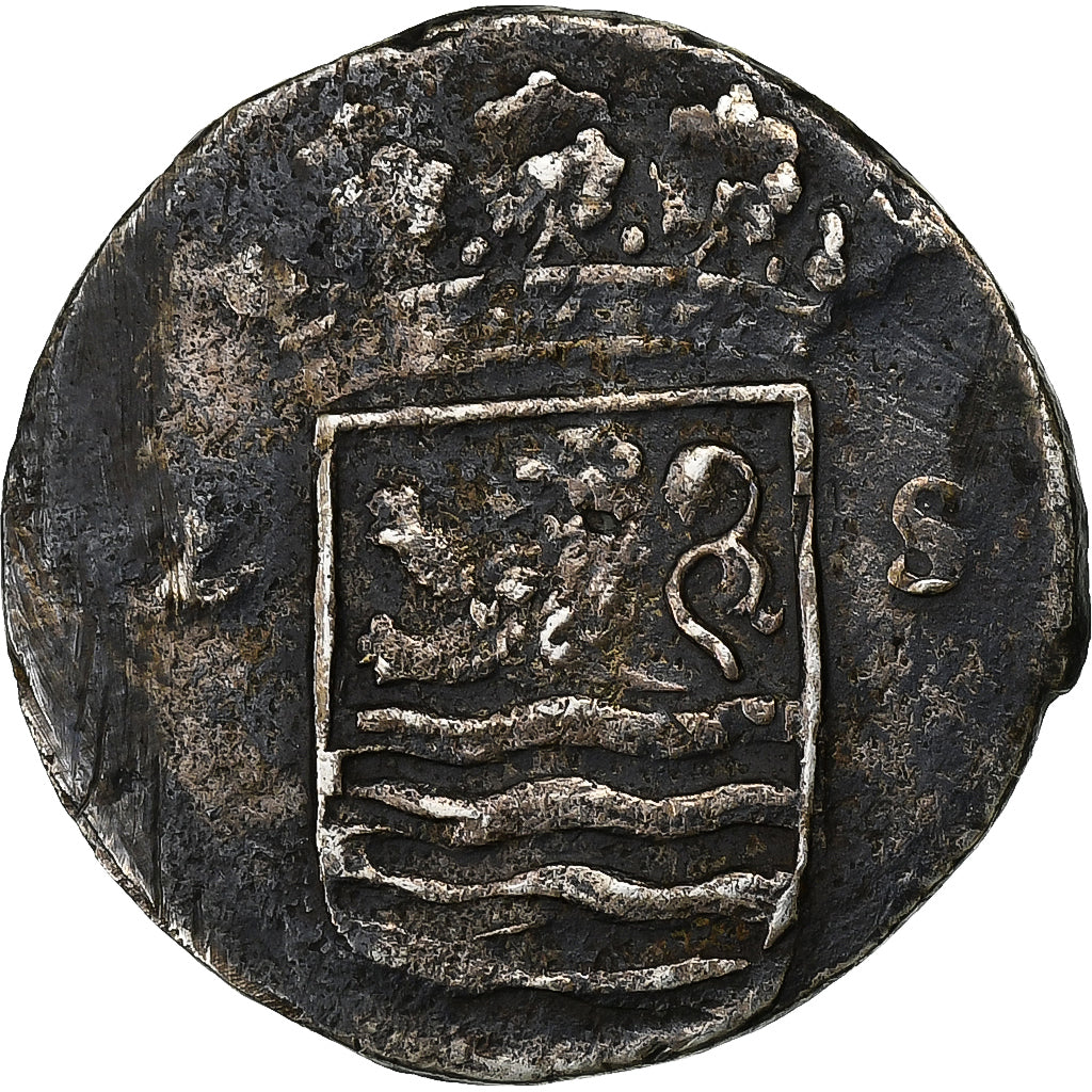 Netherlands, ZEELAND, 2 Stuiver, 1721, Silver, VF(30-35), KM:59