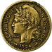 Cameroon, 50 Centimes, 1924, Paris, Aluminum-Bronze, VF(30-35), Lecompte:2, KM:1