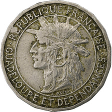 Guadeloupe, 50 Centimes, 1903, Paris, Copper-nickel, VF(30-35), Lecompte:50