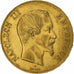 França, Napoleon III, 100 Francs, 1858, Paris, Dourado, AU(50-53)