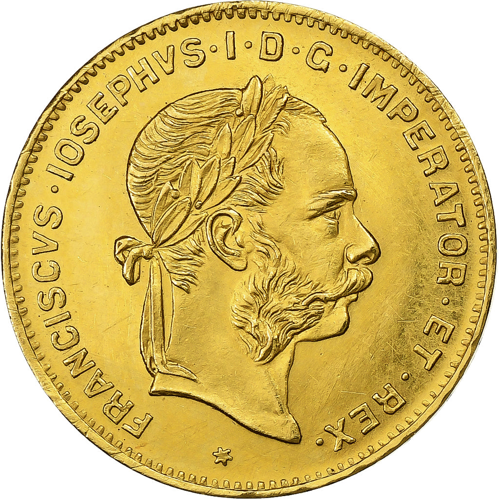 Austria, Franz Joseph I, 4 Florin 10 Francs, 1892, Restrike, Oro, SPL-, KM:2260