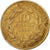 Francja, Napoleon III, 10 Francs, 1863, Strasbourg, Złoto, VF(30-35)