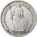 Suiza, Franc, 1912, Bern, Plata, MBC, KM:24