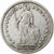 Suiza, Franc, 1914, Bern, Plata, MBC, KM:24