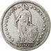 Switzerland, Franc, 1914, Bern, Silver, EF(40-45), KM:24
