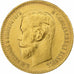 Russland, Nicholas II, 5 Roubles, 1898, St. Petersburg, Gold, SS+, KM:62