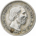 Niederlande, William III, 5 Cents, 1863, Silber, SS, KM:91