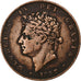 Great Britain, George IV, 1/2 Penny, 1827, Copper, VF(30-35), KM:692