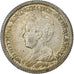Niederlande, Wilhelmina I, 25 Cents, 1917, Silber, SS, KM:146