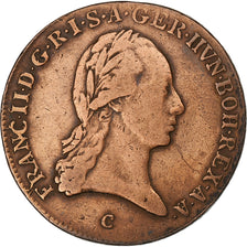 Austria, Franz II (I), 3 Kreuzer, 1800, Clausthal, Copper, VF(30-35), KM:2115.3