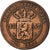 INDIAS ORIENTALES HOLANDESAS, Wilhelmina I, 2-1/2 Cents, 1857, Utrecht, Cobre