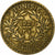 Tunisia, Anonymous, 2 Francs, 1921/AH1340, Paris, Aluminium-Brąz, EF(40-45)