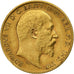 Great Britain, Edward VII, 1/2 Sovereign, 1906, Gold, AU(50-53), KM:804